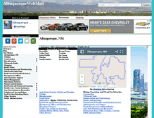 Tablet Screenshot of albuquerquewebmall.com